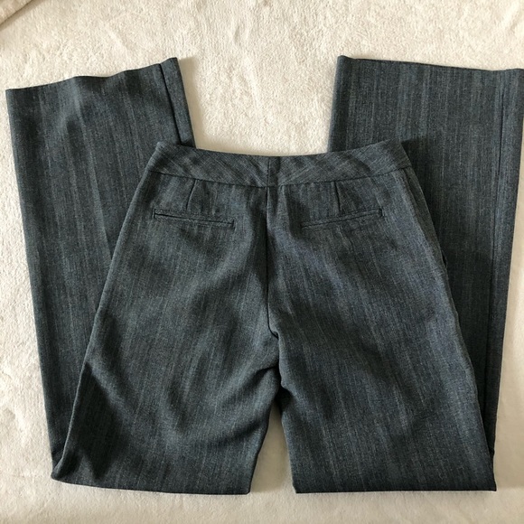 Bwear Gray Striped Trouser Dress Career Pants - Picture 3 of 5